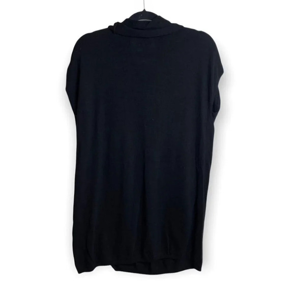 Danier Black Cowl  Neck Sleeveless Top - Picture 2 of 9